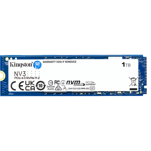 Kingston NV3 1TB M.2-2280 PCIe Gen4 NVMe SSD - CCL Computers